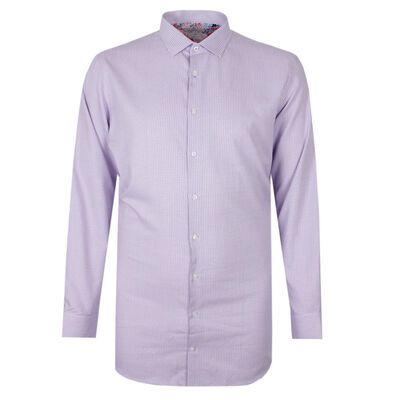 BROOKSFIELD 71 MINI CHECK LS/S BUSINESS SHIRT-new arrivals-KINGSIZE BIG & TALL
