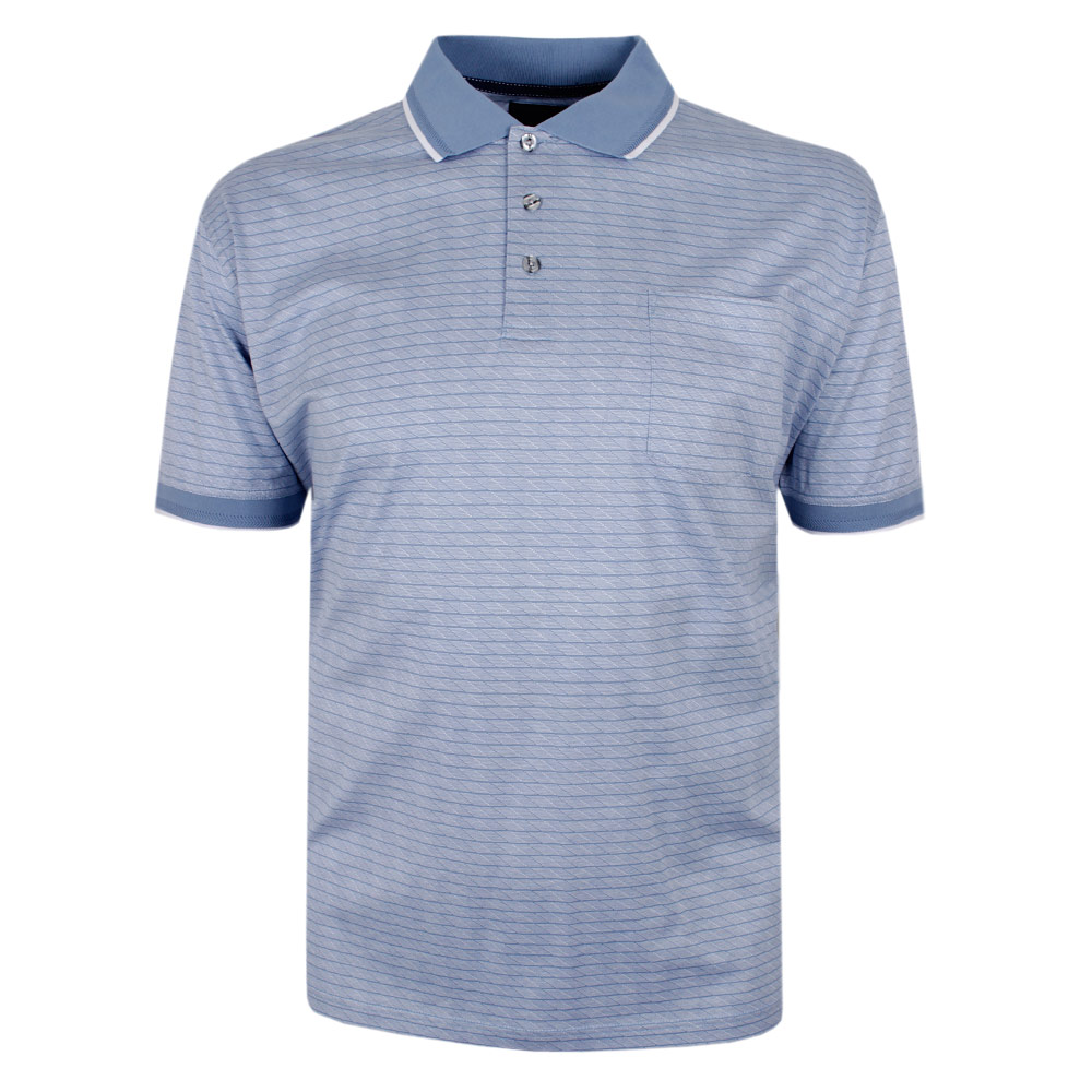 BACKBAY DOT-LINE MERCERIZED POLO