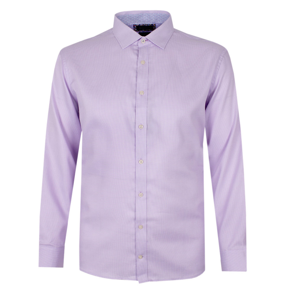 BROOKSFIELD 587 LILAC L/S BUSINESS SHIRT