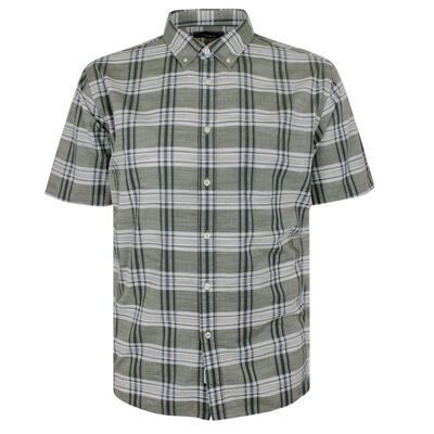 GAZMAN SLUB 5036 CHECK S/S SHIRT-new arrivals-KINGSIZE BIG & TALL