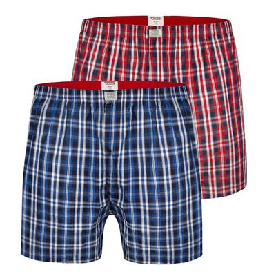 DUKE PLAID TWO PACK BOXER-new arrivals-KINGSIZE BIG & TALL