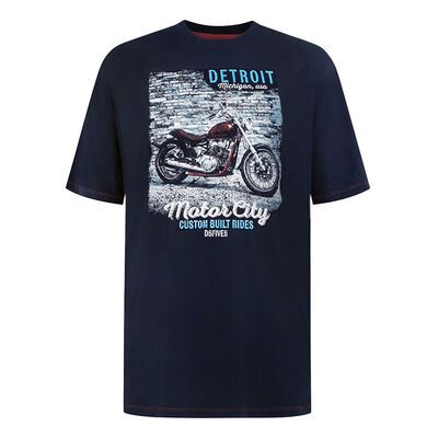 DUKE KNOWLE TALL FIT T-SHIRT-new arrivals-KINGSIZE BIG & TALL