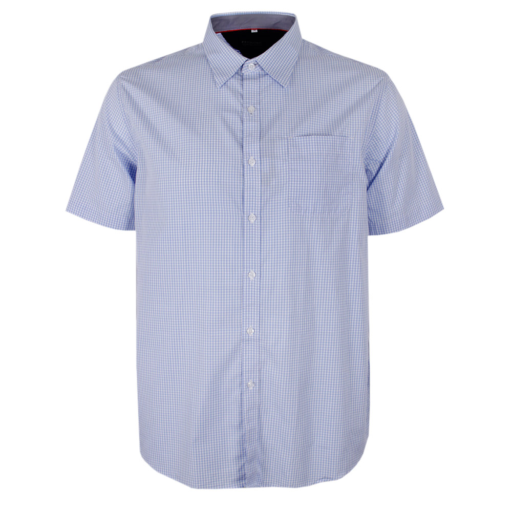 PERRONE BLUE GINGHAM S/S SHIRT