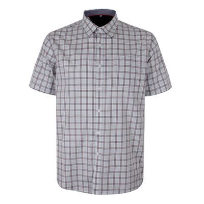 PERRONE TAN CHECK S/S SHIRT-new arrivals-KINGSIZE BIG & TALL