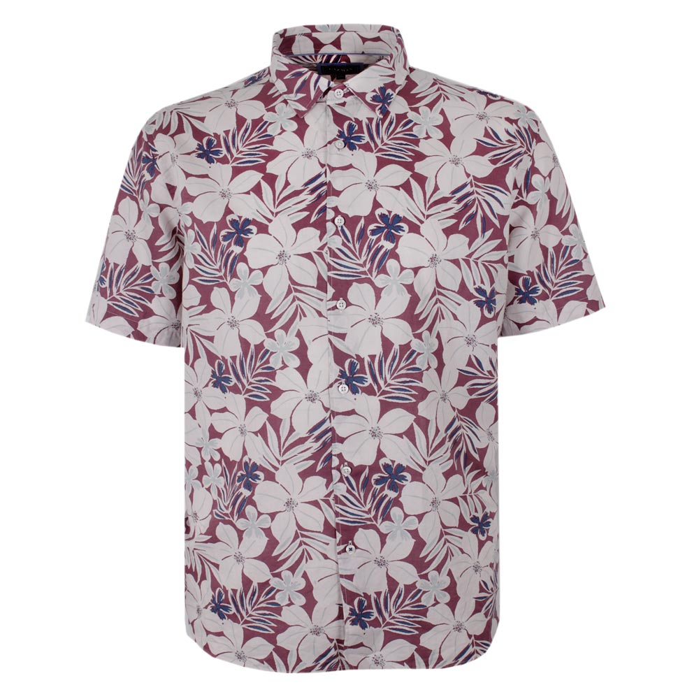 GAZMAN PINK HIBISCUS S/S SHIRT