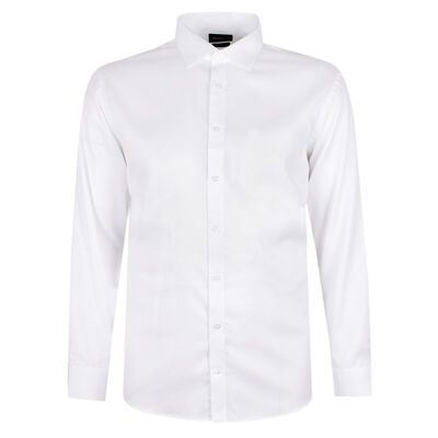 BROOKSFIELD OXFORD L/S BUSINESS SHIRT-shirts casual & business-KINGSIZE BIG & TALL