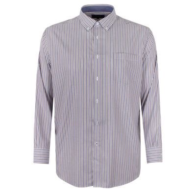 GAZMAN TWILL STRIPE L/S SHIRT-new arrivals-KINGSIZE BIG & TALL