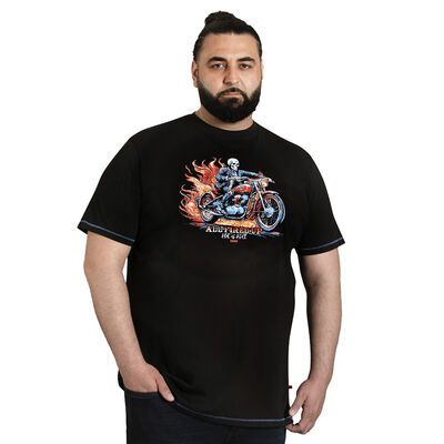 DUKE DEWSBURY SKELTON T-SHIRT-new arrivals-KINGSIZE BIG & TALL