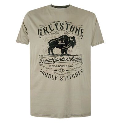 KAM GREYSTONE T-SHIRT-new arrivals-KINGSIZE BIG & TALL