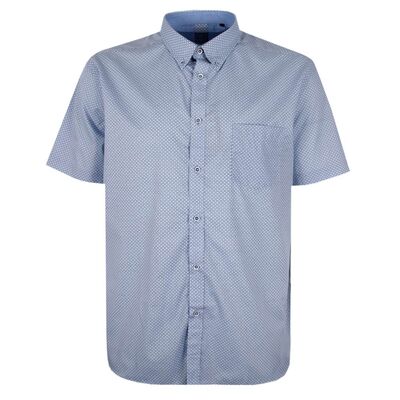 KAM 6361 GEO S/S SHIRT-new arrivals-KINGSIZE BIG & TALL