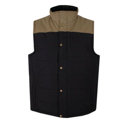 RITE MATE 2 TONE PUFFER VEST-new arrivals-KINGSIZE BIG & TALL