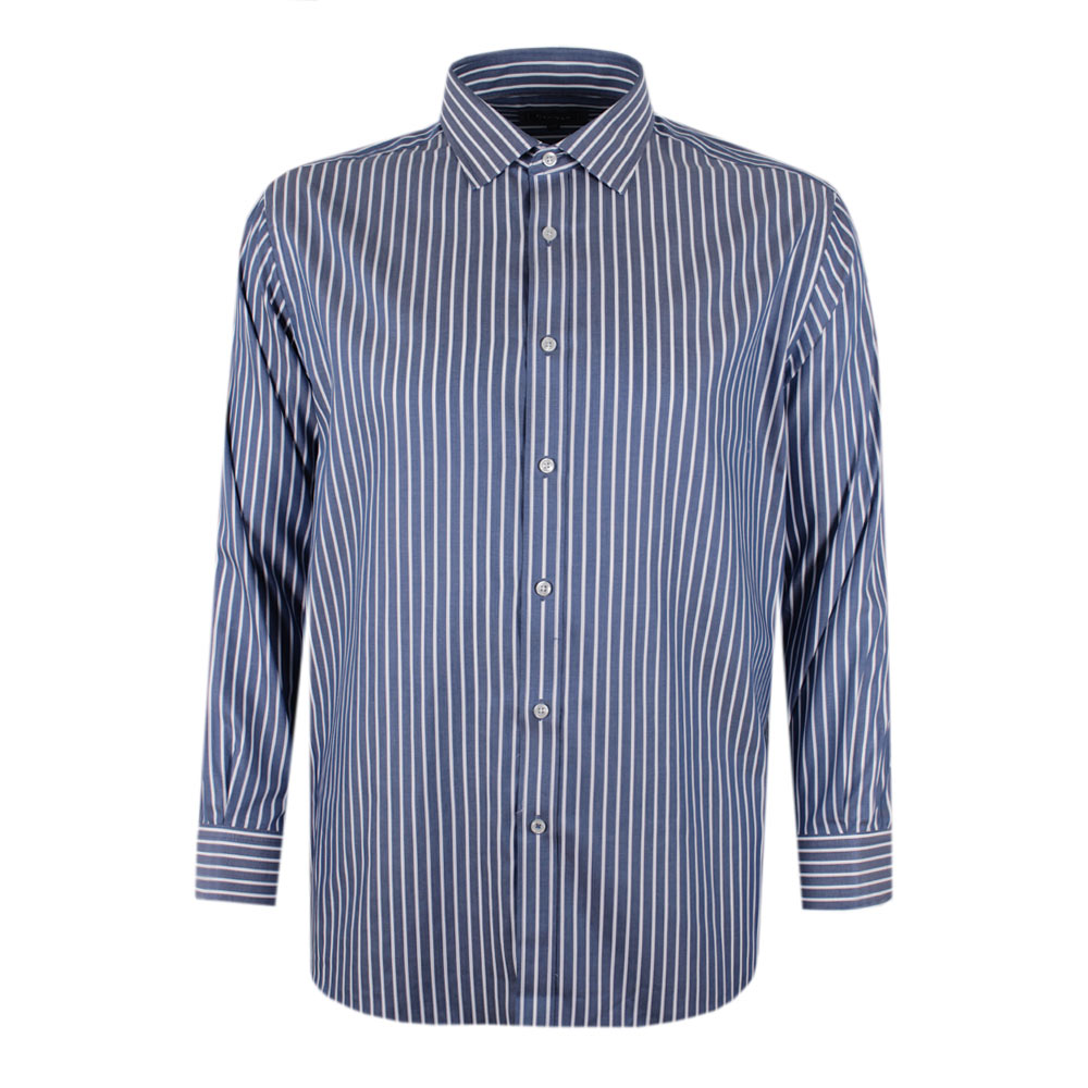 GAZMAN HERRINGBONE STRIPE L/S SHIRT