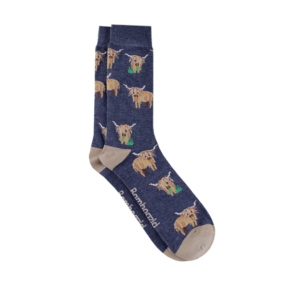 BAMBOOZLD HIGHLAND COW SOCKS