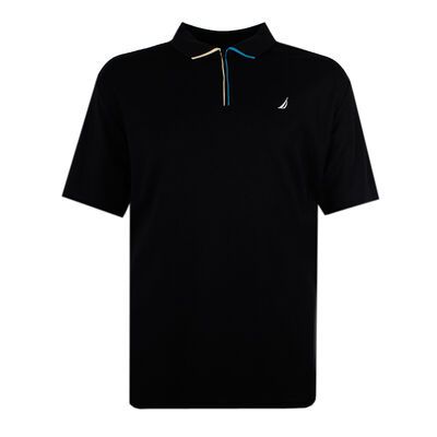 NAUTICA SETON ZIP POLO-new arrivals-KINGSIZE BIG & TALL