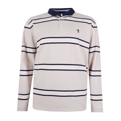 PILBARA STRIPE RUGBY POLO -new arrivals-KINGSIZE BIG & TALL