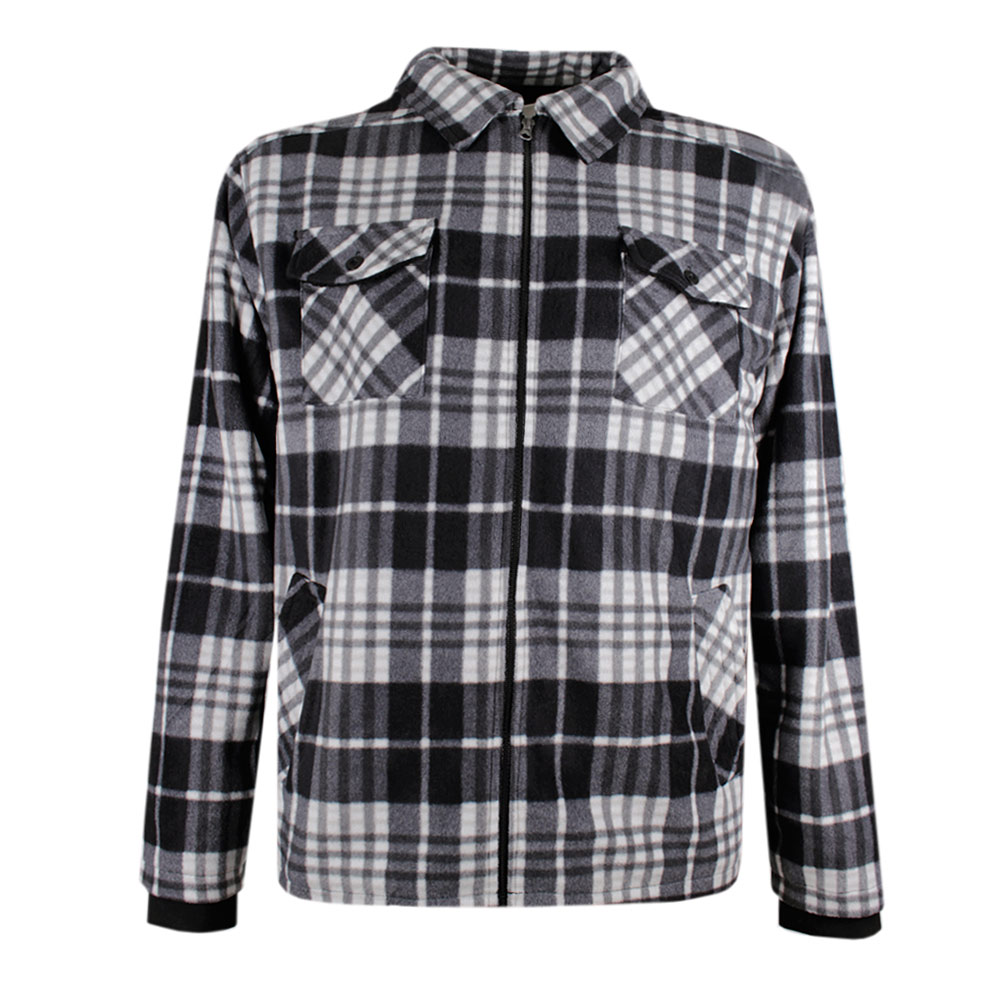 PILBARA SHERPA LINED CHECK JACKET