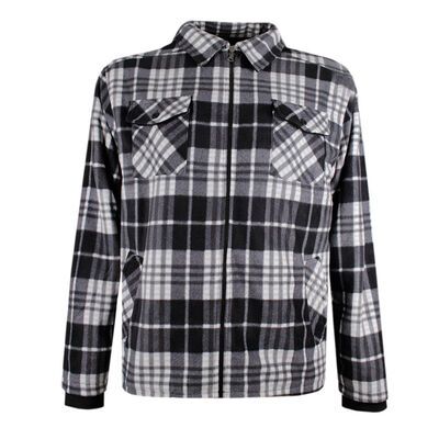 PILBARA SHERPA LINED CHECK JACKET-new arrivals-KINGSIZE BIG & TALL