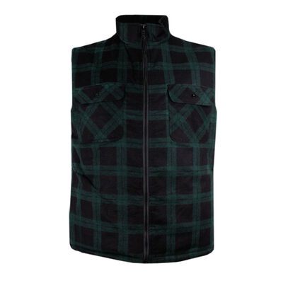 PILBARA QUILTED FLANNEL VEST-new arrivals-KINGSIZE BIG & TALL