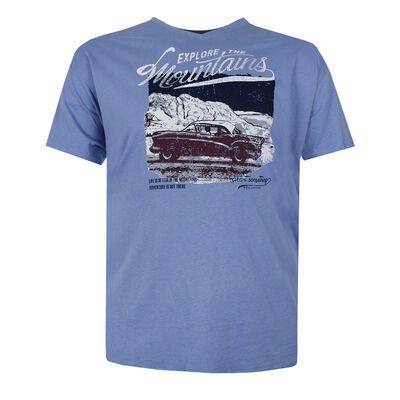 NORTH 56° 06 MOUNTAIN T-SHIRT-new arrivals-KINGSIZE BIG & TALL