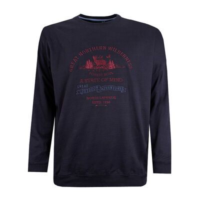 NORTH 56° WILDERNESS SWEAT TOP-new arrivals-KINGSIZE BIG & TALL