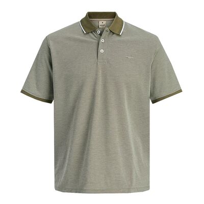 JACK & JONES DUAL TONE POLO -new arrivals-KINGSIZE BIG & TALL