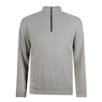BACKBAY HENRY ¼ ZIP PULLOVER-fleecy tops & hoodies-KINGSIZE BIG & TALL