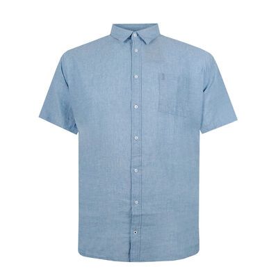 NORTH LATITUDE PLAIN LINEN S/S SHIRT-new arrivals-KINGSIZE BIG & TALL