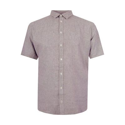 NORTH LATITUDE STRIPED LINEN S/S SHIRT-new arrivals-KINGSIZE BIG & TALL