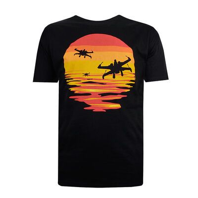 BRONCO SUNSET PRINTED T-SHIRT-new arrivals-KINGSIZE BIG & TALL