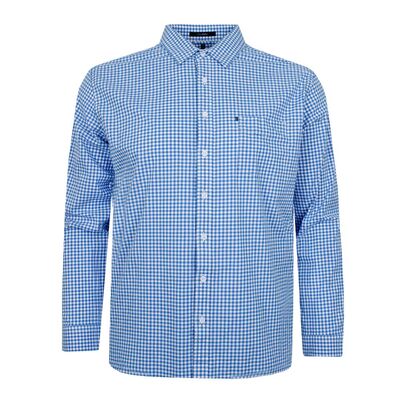 PILBARA C173 GINGHAM CHECK L/S SHIRT-new arrivals-KINGSIZE BIG & TALL
