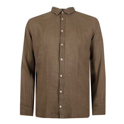 HUGO BOSS RELEGANT LINEN L/S SHIRT -new arrivals-KINGSIZE BIG & TALL