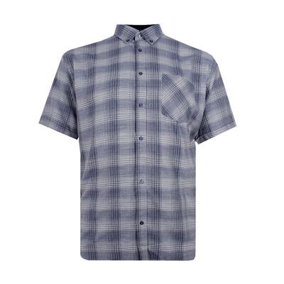 KAM 382 CHECK S/S SHIRT-new arrivals-KINGSIZE BIG & TALL
