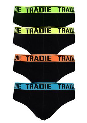 TRADIE 4 PACK HIPSTER BRIEF -new arrivals-KINGSIZE BIG & TALL