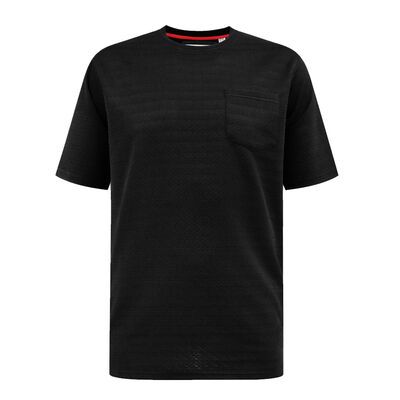 DUKE CHATTAN TEXTURED T-SHIRT-new arrivals-KINGSIZE BIG & TALL