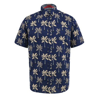 DUKE DAVEY PRINT S/S SHIRT-new arrivals-KINGSIZE BIG & TALL