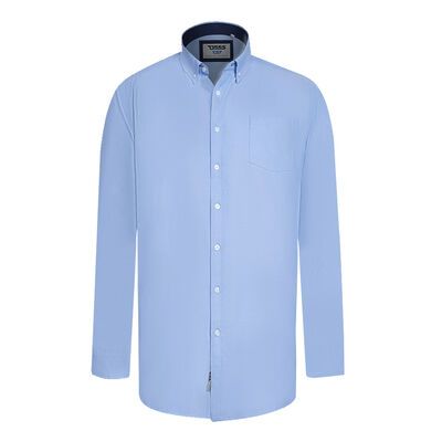 DUKE OXFORD TALL L/S SHIRT-new arrivals-KINGSIZE BIG & TALL