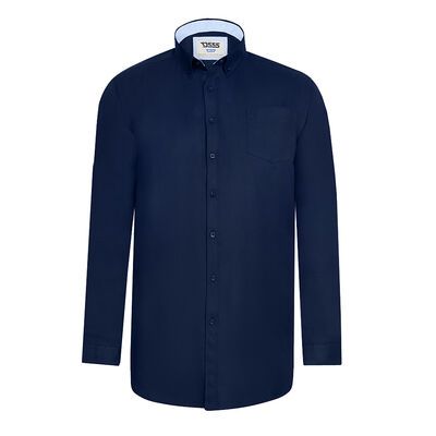 DUKE OXFORD TALL L/S SHIRT-new arrivals-KINGSIZE BIG & TALL