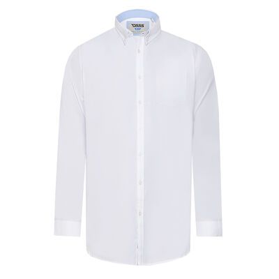 DUKE OXFORD TALL L/S SHIRT-new arrivals-KINGSIZE BIG & TALL