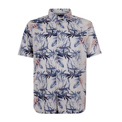 GAZMAN FLORAL PTINT S/S SHIRT-new arrivals-KINGSIZE BIG & TALL