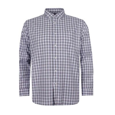 GAZMAN 094 MULTI CHECK L/S SHIRT -new arrivals-KINGSIZE BIG & TALL