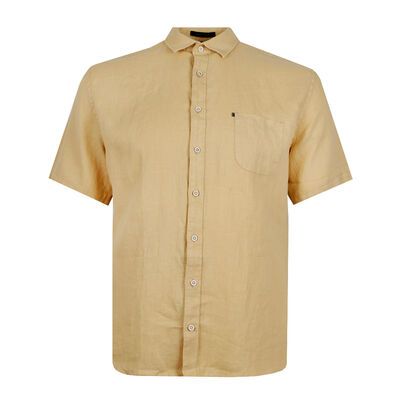 PILBARA LINEN S/S SHIRT-new arrivals-KINGSIZE BIG & TALL