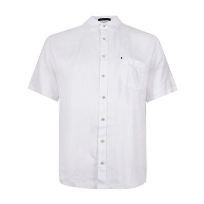 PILBARA LINEN S/S SHIRT-new arrivals-KINGSIZE BIG & TALL